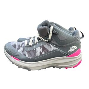 The North Face Vectiv Fastpack Futurelight Shoes Womens 9 Gray Camo Waterproof
